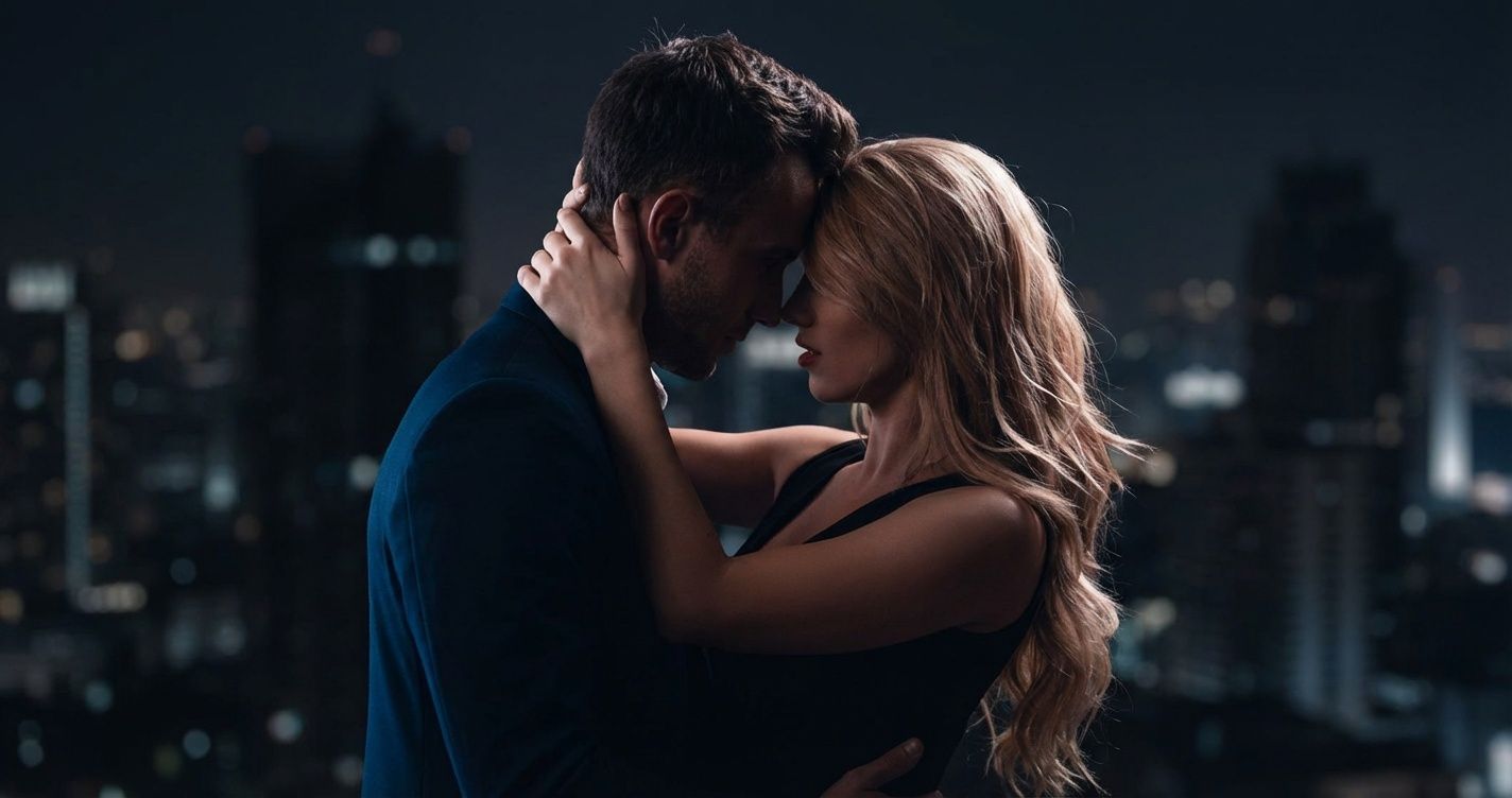 Couple having fun with a free trial phone chat line